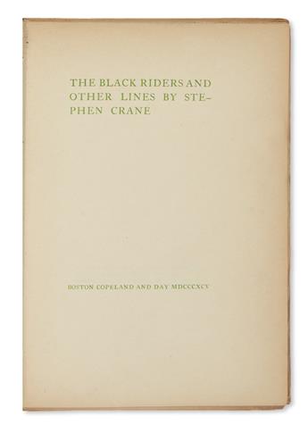 CRANE, STEPHEN. The Black Riders and Other Lines.